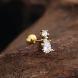 3437 Gold / Ear Studs