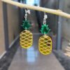 Wholesale Cross-border European and American Acrylic Fruit Creative Earrings Carrot Strawberry Pineapple Summer Cute Holiday Earrings