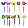 Wholesale Random 50pcs Creative Paper Paperclip Creative Metal Bookmark