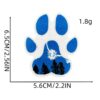 oly-d9e1c98b092a30f8c5e7da1565f66afd Wholesale Cute colorful bear paw fabric patch embroidery