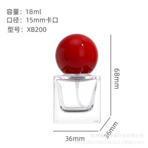 18ml XB200 silver nozzle red ball cover; transparent