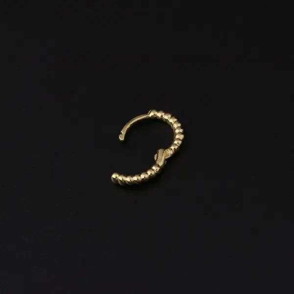 Ear Cartilage Rings & Studs Fashion Geometric Copper Plating Artificial Gemstones