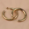 1 Pair Simple Style Commute Geometric Plating Titanium Steel Ear Studs