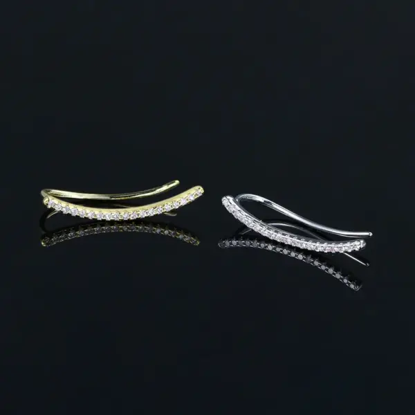 1 Piece Ear Cartilage Rings & Studs Casual Simple Style Devil's Eye Lightning Copper Plating Zircon Ear Cartilage Rings & Studs