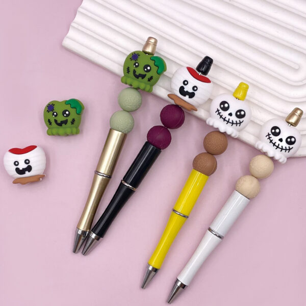 oly-d9fa8ef7f56e9c40b3d5b058c8b01332 Wholesale Horror 3D Silicone Beads
