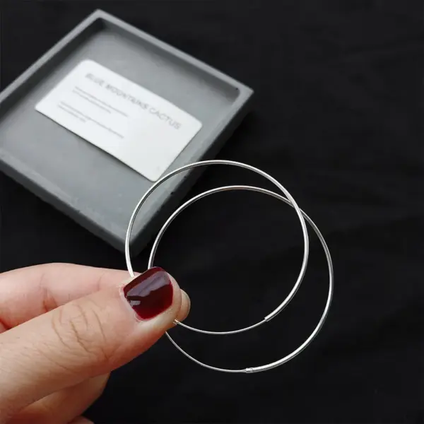 Wholesale 1 Pair Simple Style Circle Plating Copper Earrings