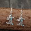 Wholesale Bohemian West Style Creative Cowboy Hat Boots Earrings Western