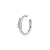 Wholesale Hot Sale Zircon Inlaid Simple Copper Plated 18k Gold Ear Clip Retro Bone Clip