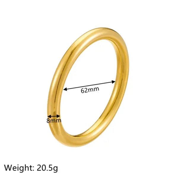 304 Stainless Steel C Shape PVD Coated 18K Real Gold Plated 18K Gold Casual Hawaiian Vacation Waterproof Non Tarnish Plating Earrings