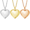 Wholesale Europe and the United States spot ins niche design love phase box pendant necklace opening and closing peach heart smooth photo clavicle chain