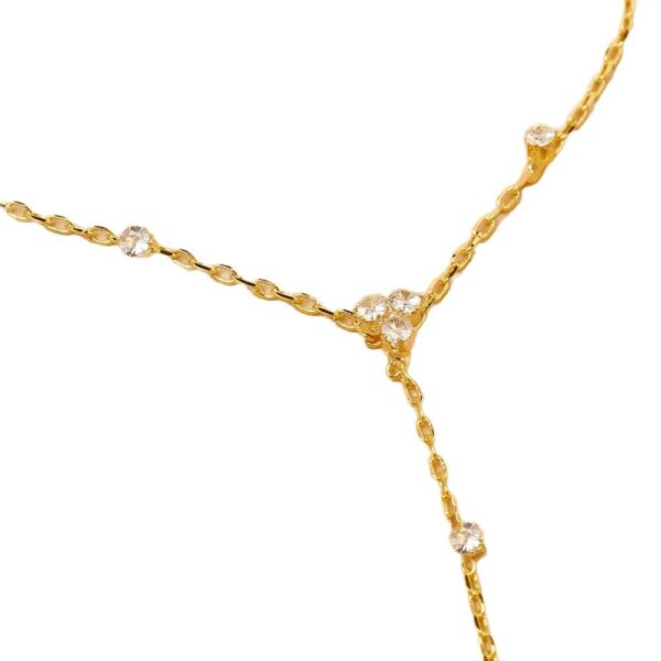 Wholesale Amazon Explosions Crystal Finger Bracelet Simple Geometric Hand Back Chain Bracelet Jewelry ins Style Party Bracelet