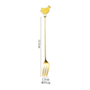 Banana fork - gold