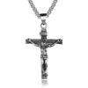 Wholesale 2023 cross-border e-commerce supply retro men's pendant necklace pure steel chain jewelry