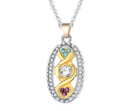 Wholesale Novelty Artistic Angel Feather Boots Alloy Copper Rhinestones Pendant Necklace In Bulk