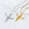 Wholesale Ethnic Style Cattle Stainless Steel Plating Necklace 1 Piece