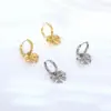 Wholesale PVD Coated Real Gold Plated 18K Gold Bow Knot 304 Stainless Steel Elegant Waterproof Non Tarnish Drop Earrings