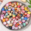 Wholesale Cute soft rubber beads, mixed styles, DIY mobile phone chains, jewelry accessories, bag pendants, keychains, silicone material wholesale.