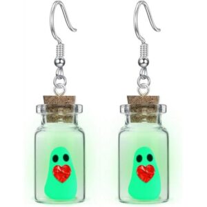 Love ghost earrings