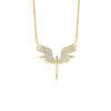 oly-da5f4117a8697d338d7b1ea9b905df5b Wholesale Zirconia Angel Wing Necklace