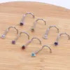 Fashion Rhombus Stainless Steel Metal Nose Studs 1 Piece Nose Pin