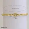 Brass Plating Letter Bracelets