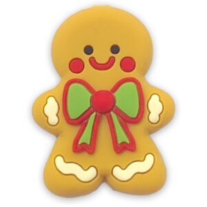 Christmas [gingerbread man-z] silicone beads