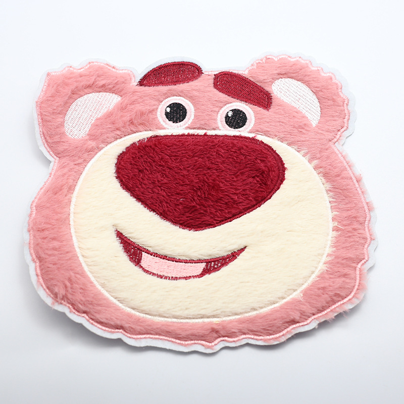 Wholesale Towel Embroidery wder Bear Head Cloth Sticker Clothes Sticker Sweater Coat Down et Repair Hole Decoration Hand-ed Embroidery Patch
