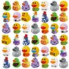 Wholesale Cross-Border Hot-Selling Halloween Vinyl Duck Baby Bathing and Playing in the Water Little Yellow Duck Factory Direct Delivery Supports Customization