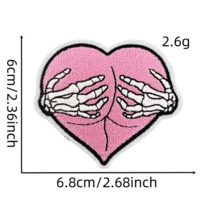 Skull cloth stickers 5#