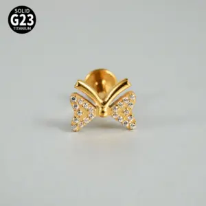 Golden Bow / Rod Thickness * Rod Length 1.2x8mm