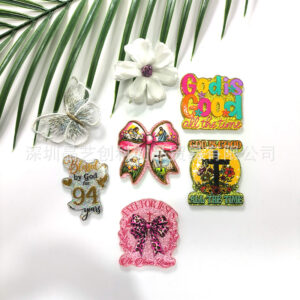 Wholesale Specializing in cross-border best-selling sequined acrylic DIY accessories and jewelry - Faith Series Crystal Art Innovation Factory