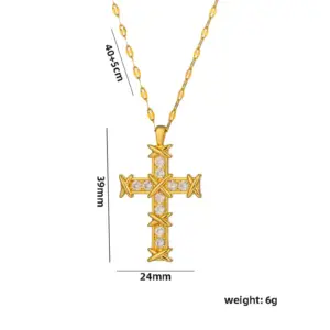 8804 Cross / Gold
