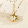 Wholesale Jewelry Simple Style Classic Style Cross 201 Stainless Steel 304 Stainless Steel Brass Zircon 18K Gold Plated Plating Inlay Pendant Necklace Lip Chain