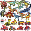 oly-dab2abc18e2b8fdaee0e33b8646cd962 Wholesale Xiao Tian Jurassic Dinosaur Car Patch Sticker Excavator Embroidery Zhangzi Label Embroidery Sticker Computer Embroidery Seal Ironing