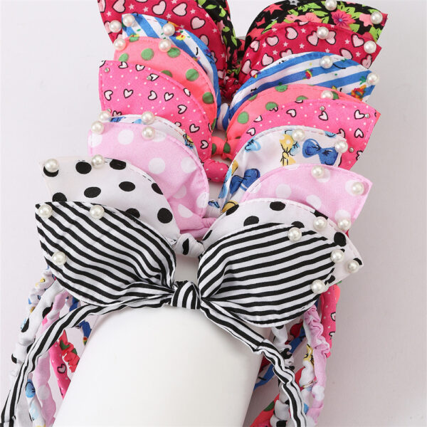 oly-dab4a0e2e046778660a1a0e2410e6b4f Wholesale Candy Color Sequin Bow Headband Cartoon Headband