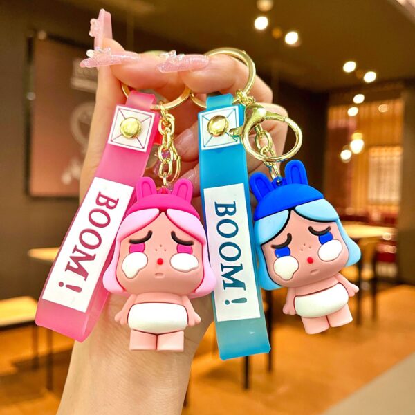 Wholesale New cartoon crybaby crying baby key chain car key chain bag pendant cartoon couple pendant