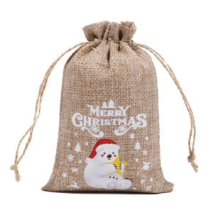 10*15; Christmas Polar Bear