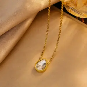Multicolor-Golden Yellow / One Size / White Necklace