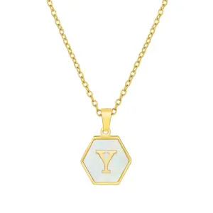 White Shell Y (Including Chain)