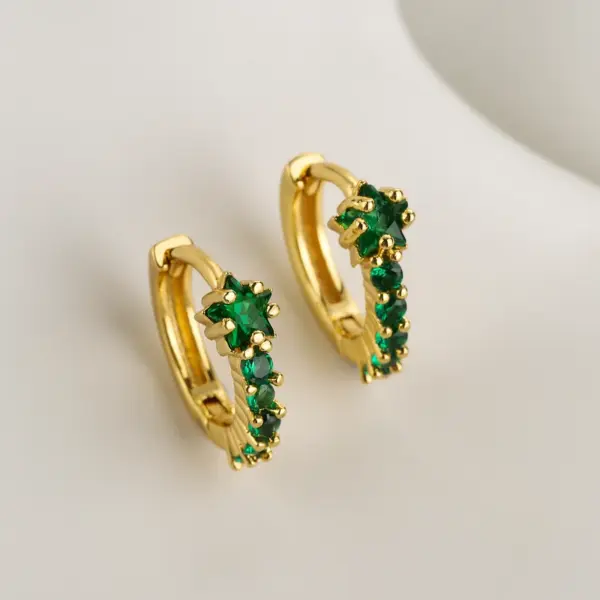 Wholesale Simple Style U Shape Copper Earrings