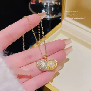 X027 Titanium Steel Real Gold Color Retention