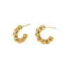 Wholesale Plating 316 Stainless Steel PVD Coated Earrings