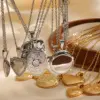 Wholesale PVD Coated Real Gold Plated 18K Gold Heart Shape 201 Stainless Steel Basic Vintage Style Romantic Waterproof Non Tarnish 201 Stainless Steel