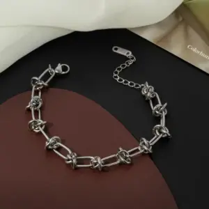 Jye244 Bracelet Steel Thorn Chain