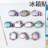 Wholesale Magnetic refrigerator sticker cartoon cute student whiteboard drawing board message strip decoration fixed sticker magnet soft magnetic sticker