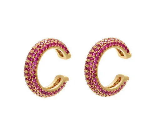 Wholesale Fashion Geometric Plating Copper Zircon Copper Earrings