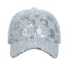 Wholesale ripped denim baseball cap