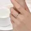 Wholesale Ion Plating (IP) Real Gold Plated 18K Gold Solid Color 304 Stainless Steel Simple Style Waterproof Non Tarnish Rings