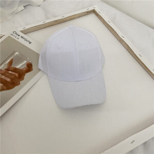 Fur green glossy cap-White / Adjustable