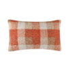 oly-db43eb41b80f06781b0aaa787bb22993 Wholesale Warm orange and brown plaid gradient wool pillow cushion cover